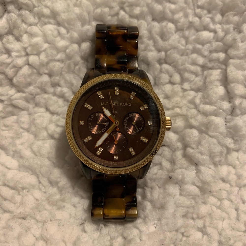 Michael Kors Tortoise Watch